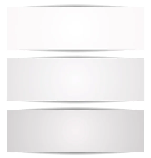 güzel gerçekçi kağıt Etiketler yatırdı. vektör set.