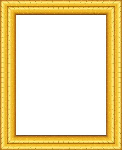 Mooie gouden kader. vector afbeeldingsframe. — Stockvector