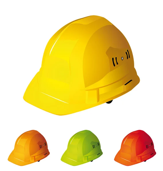 Hardhats vektoros gyűjtemény — Stock Vector