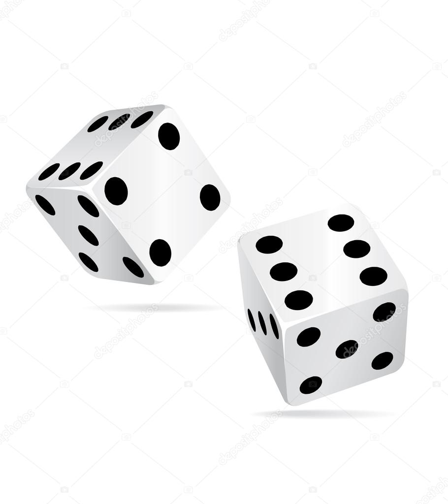 Two rolling dices.