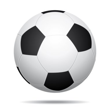 3D gerçekçi futbol topu simgesini II.