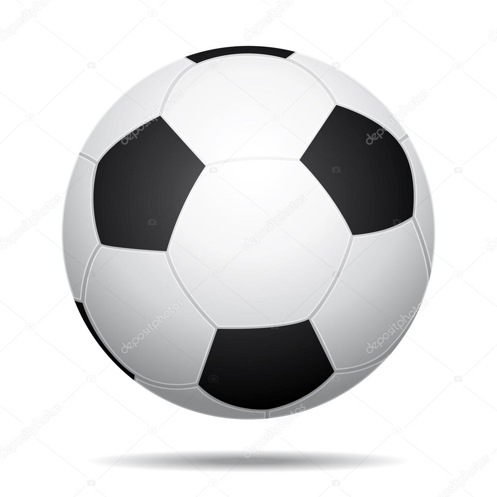 3D Realistic soccer ball icon II.