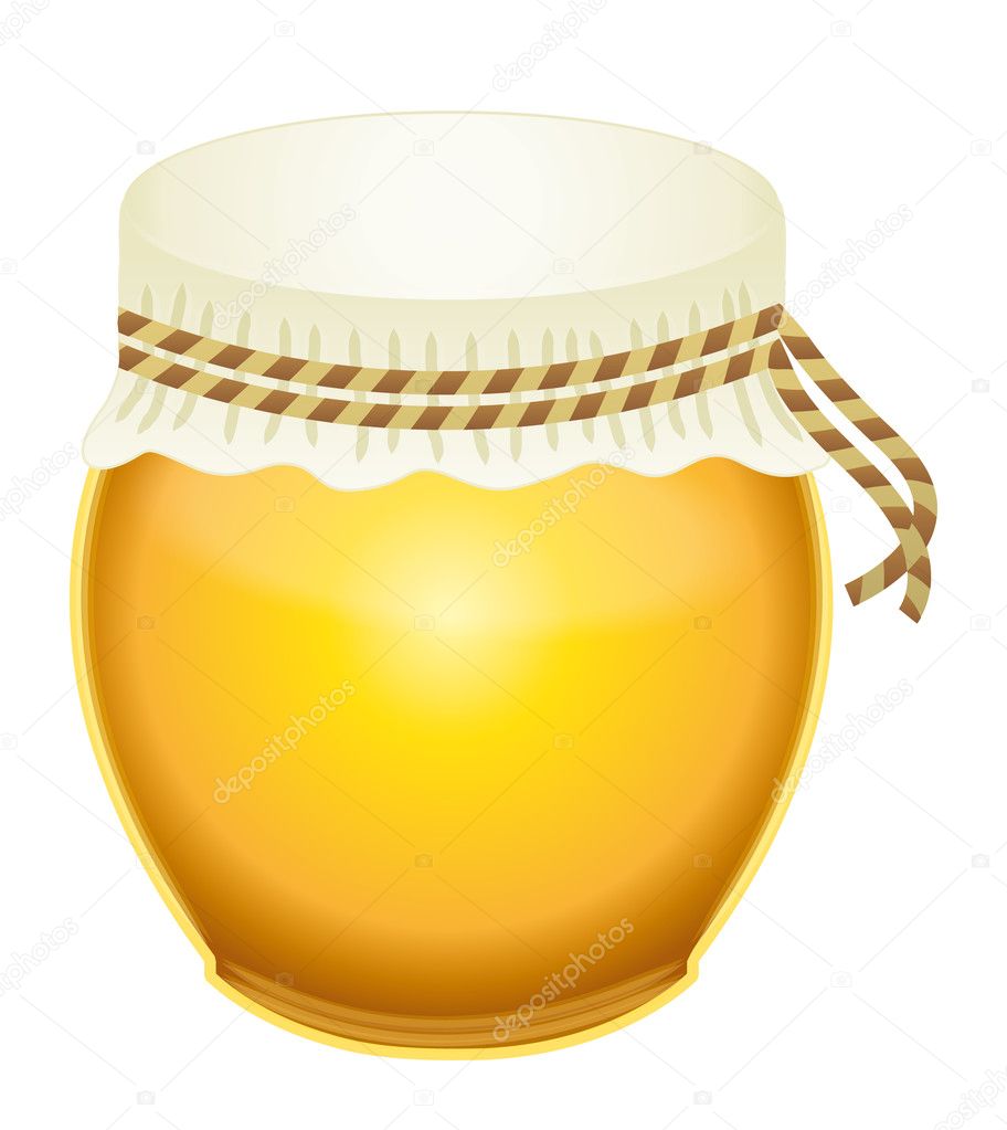 Honey jar.