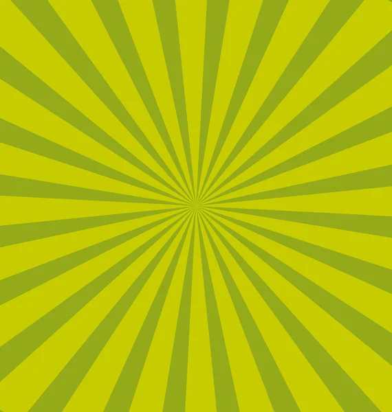 Fond commercial vert sunburst . — Image vectorielle