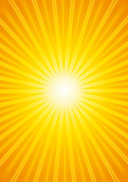 Mooie glanzende sunburst achtergrond. — Stockvector