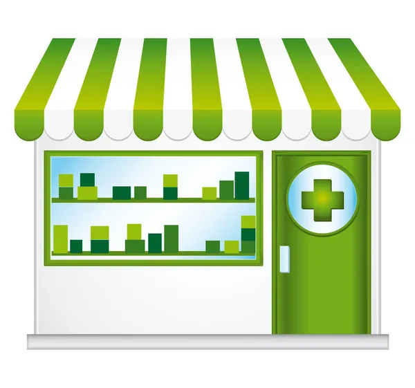 Farmacia. Tienda de conveniencia . — Vector de stock