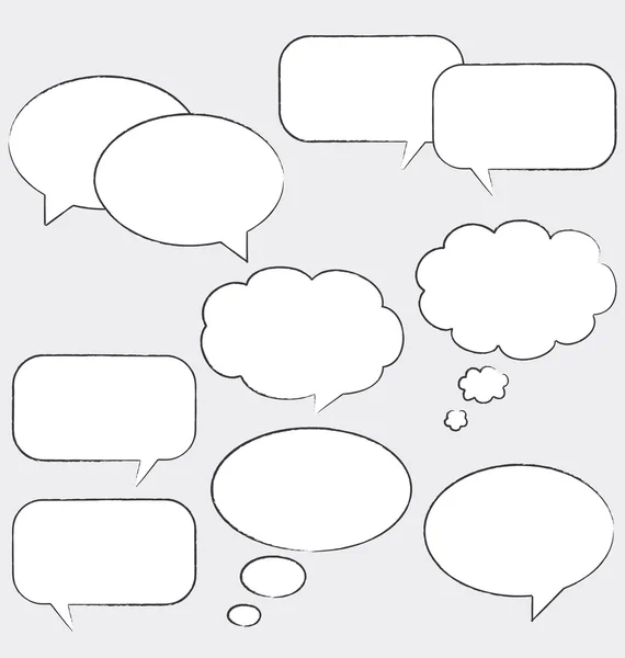 Comic bubble speech collection. — Stock Vector