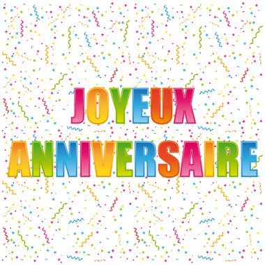 joyeux yıldönümü !