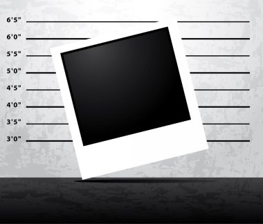 MugShot hapishane arka plan boş an fotoğraf ile