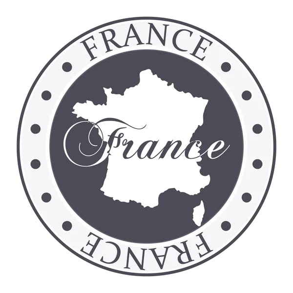 France stamp. — Stock Vector