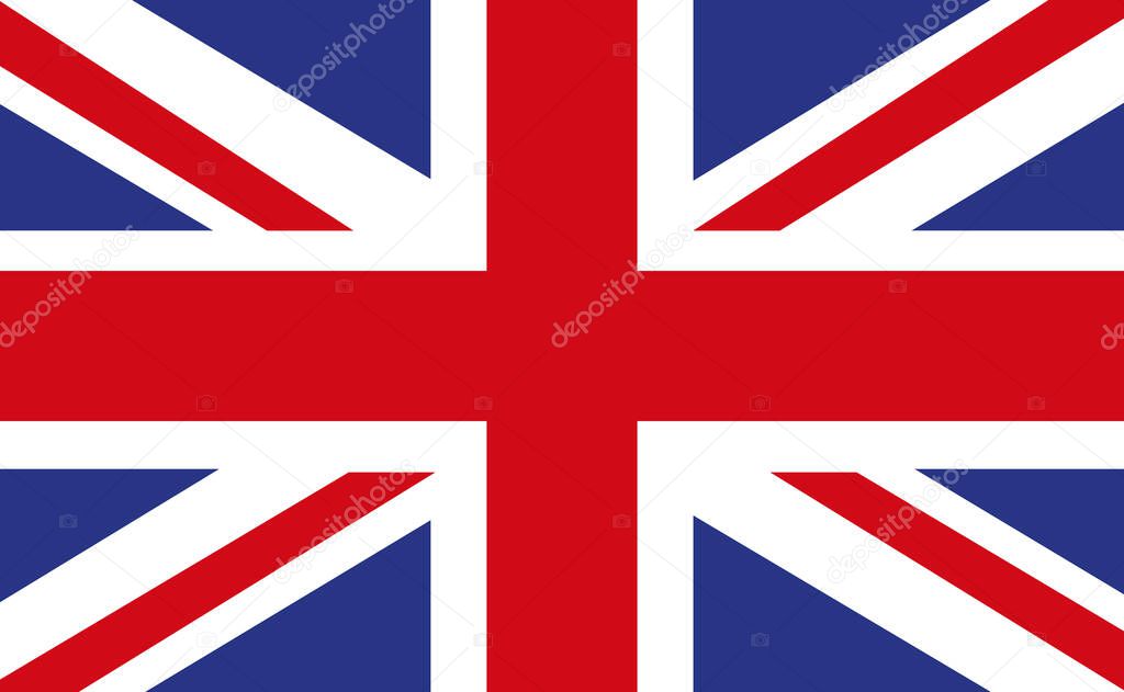 Flag of Great Britain. Vector.