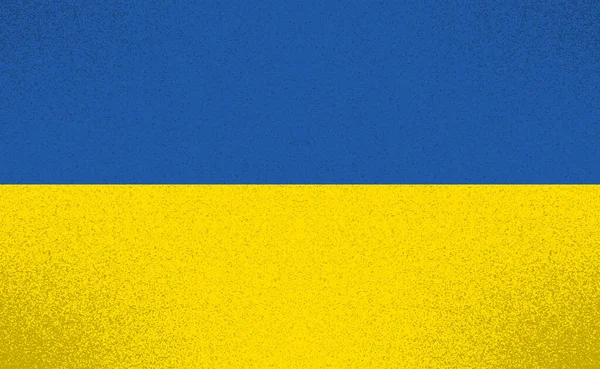 Flag Ukraine Vector Grunge Illustration — Stock Vector