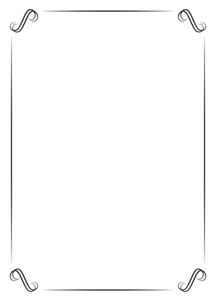 Graphic design border frame. Marketing vector background.