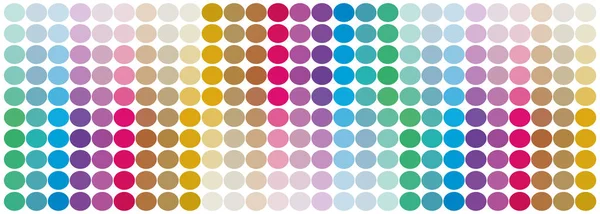 Color Guide Dots Banner Vector Creative Background Illustration — Stock Vector