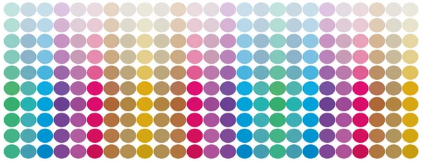 Color Guide Dots Banner Vector Creative Background Illustration — Stock Vector