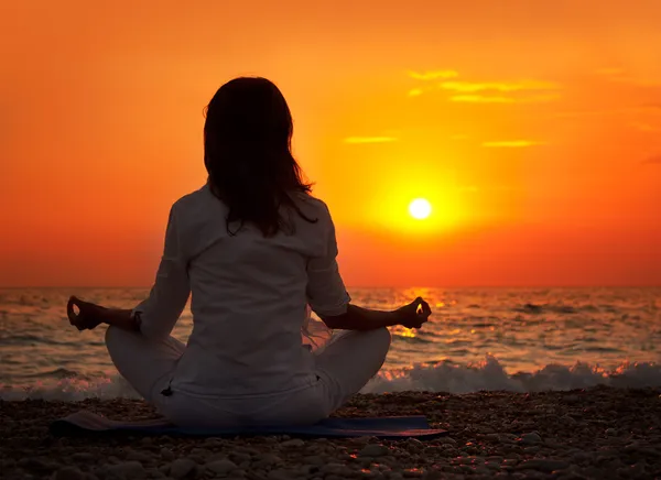 Mano de yoga — Foto de Stock