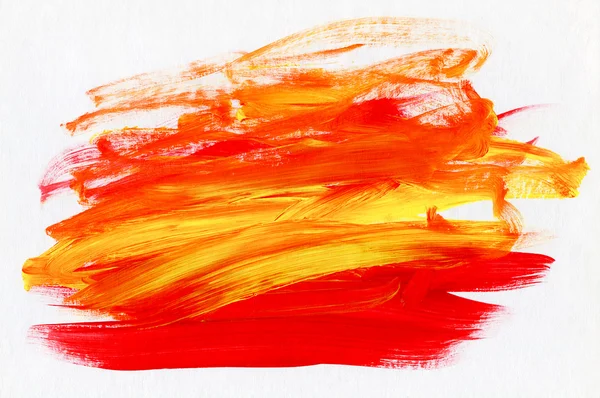 Акриловий червоний і жовтий абстрактний фон — стокове фото