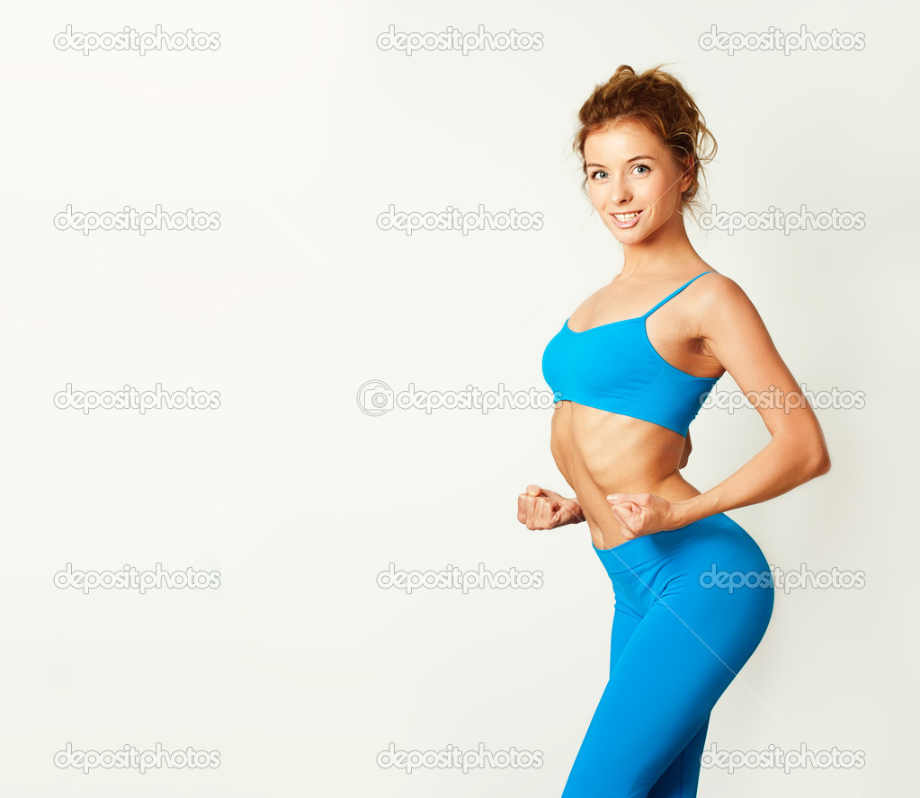 Slim Young Fitness Woman