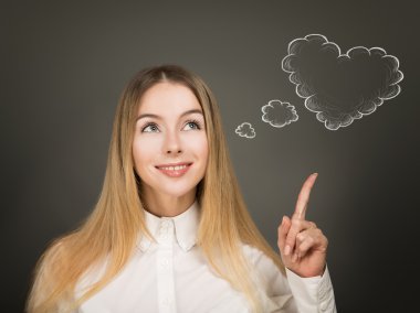 kabarcık kadın kalp şeklinde düşünüyorum