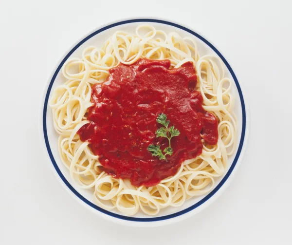 Spaghetti plate — Stock Photo, Image