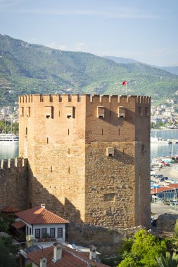 Kizil Kule (Red Tower), Walk around Alanya, Turkey