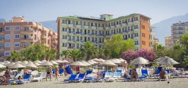 Güneş yangın beach otel kemer Türkiye, Mayıs