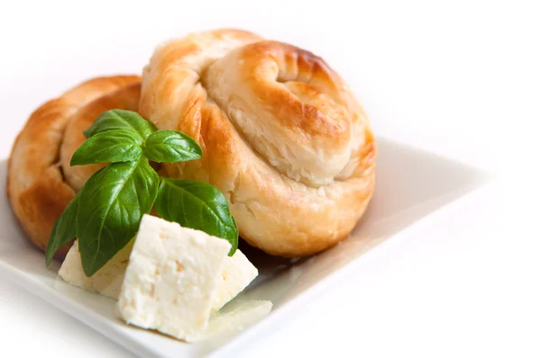 Fondo panadería - pastel de queso — Foto de Stock