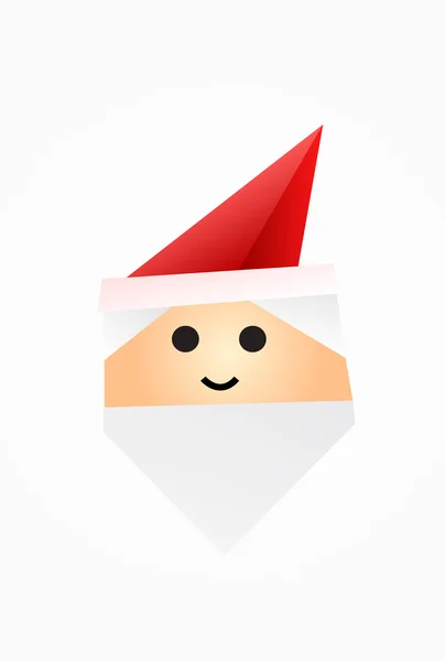 Kleurrijke origami santa claus — Stockfoto