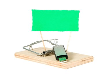 bir fare kapanı ile taşınabilir sürücü