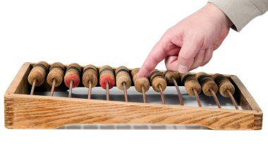 eski matematiksel hesap makinesi abacus