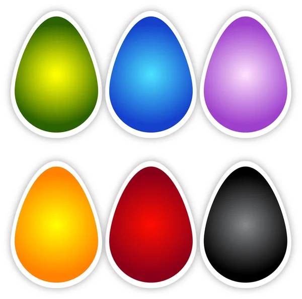 Ovos coloridos para férias de Páscoa — Fotografia de Stock