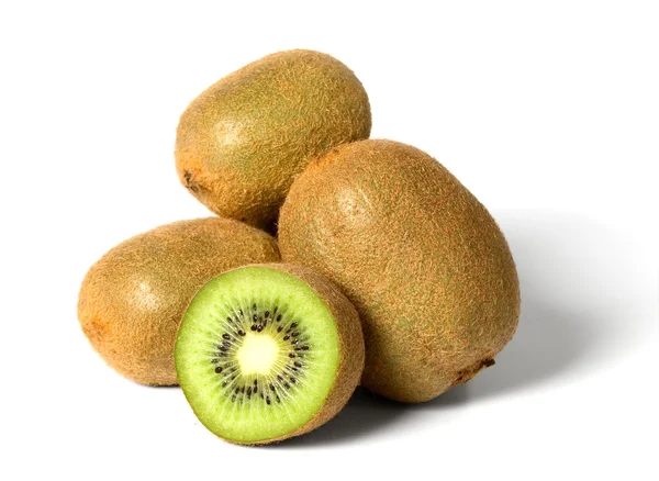 Green cutout fruit kiwi — Stock Photo, Image