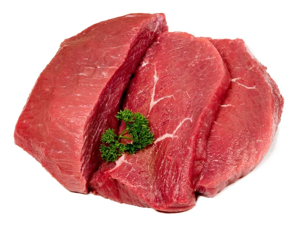 Rohes Scheibenfleisch — Stockfoto