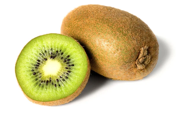Green cutout fruit kiwi — Stock Photo, Image
