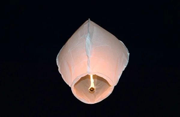 Bílého ohně balónek — Stock fotografie