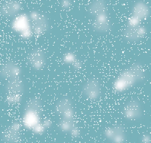 蓝色圣诞背景，白雪覆盖 — 图库照片