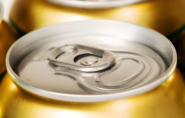 Metal beer can, unopened — Stock Photo, Image