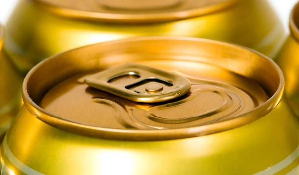 Metal beer can, unopened — Stock Photo, Image