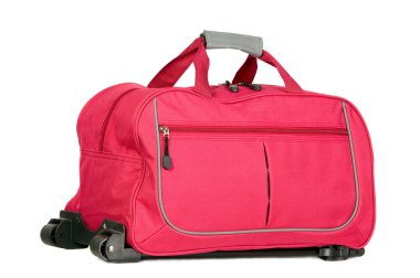 pembe Bagaj tekerlekli