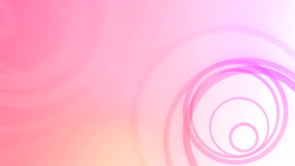 Random Rings Pink HD Loop — Stock Footage Random Rings Pink HD Loop Stock Video