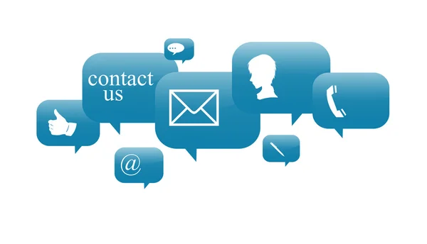 Contact signs — Stock Photo, Image