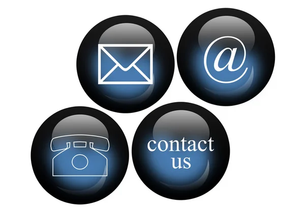 Contact signs — Stock Photo, Image