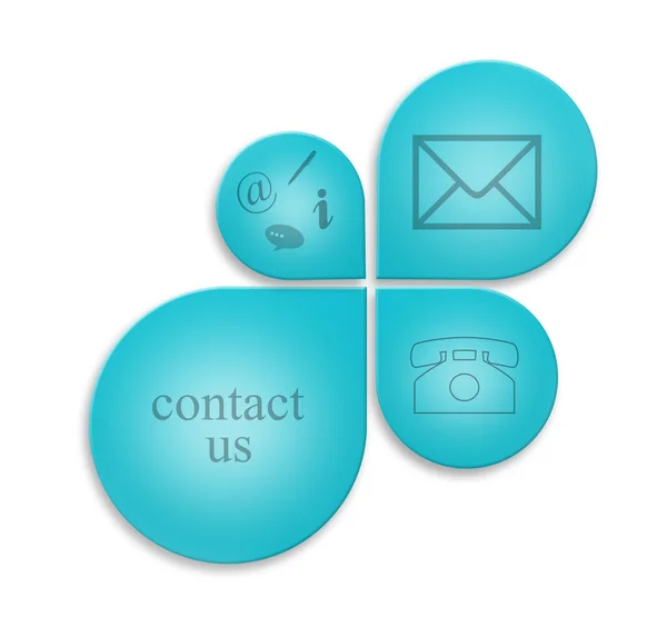 Contact signs — Stock Photo, Image