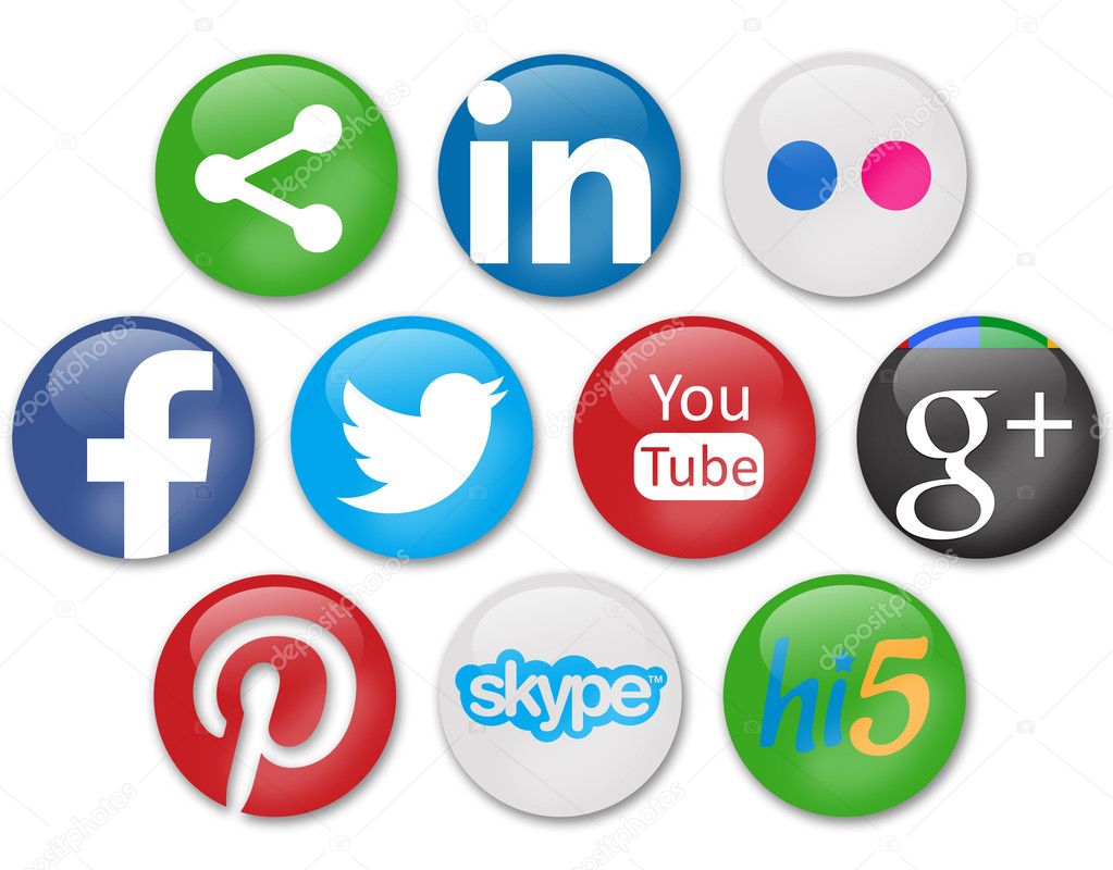 Social network icons