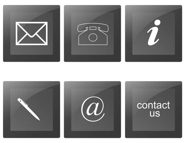 Contact signs — Stock Photo, Image