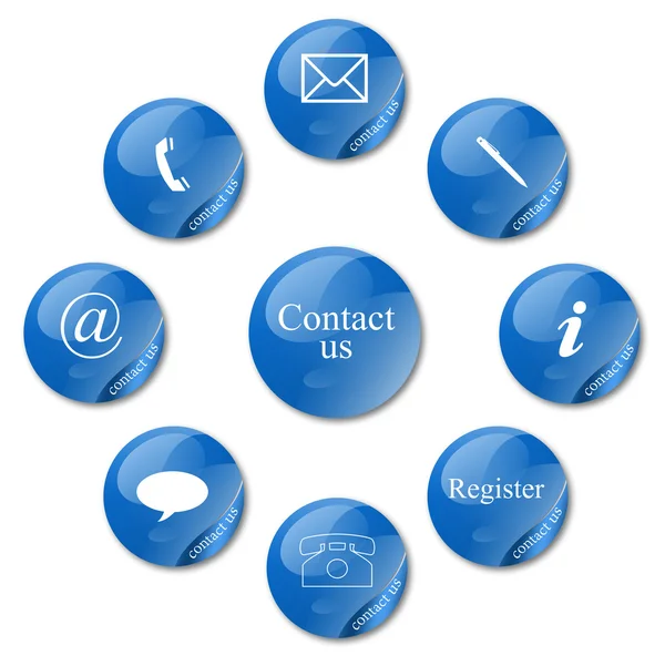 Contact signs — Stock Photo, Image