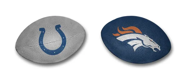 Colts vs broncos — Stockfoto