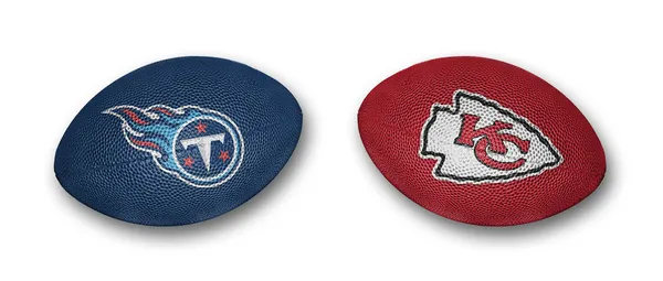 Titans vs chiefs — Stock Photo, Image