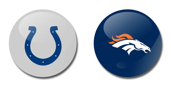 Colts vs broncos — Stockfoto