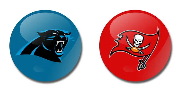 Panthers vs buccaneers — Stok fotoğraf